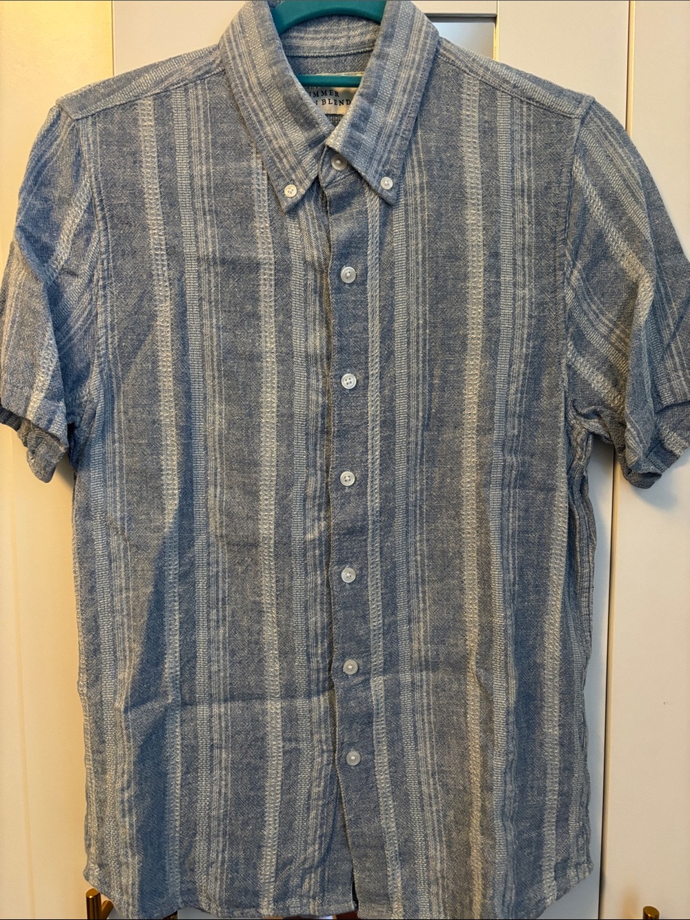 Abercrombie Men’s Summer Linen Blend Shirt XS